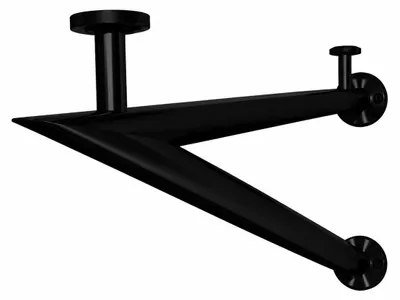 Immagine prodotto di Glaswerk Westfalen - SET Supporto a V per pensilina in vetro - acciaio inoxnero