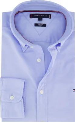 Produktbild von Tommy Hilfiger Hemd Slim Fit blau Button-Down Baumwolle