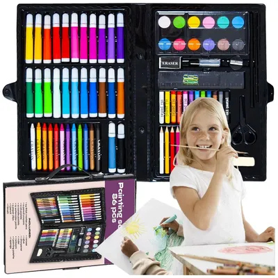 Immagine prodotto di Set di pittura creativo in valigetta, 86 pezzi