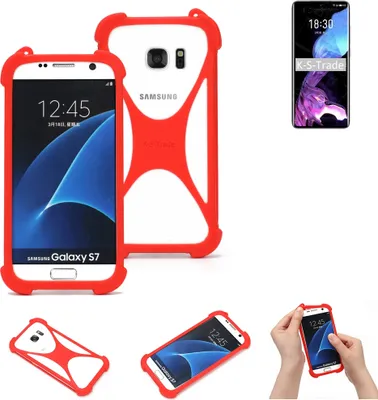 Produktbild von K-S-Trade Handy-Hülle kompatibel mit Meizu 18 Schutz-Hülle Bumper Silikon Schutz Hülle Cover Case Silikoncase Silikonbumper TPU Softcase