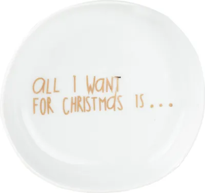 Produktbild von Weihnachtsschälchen "All I want for christmas"