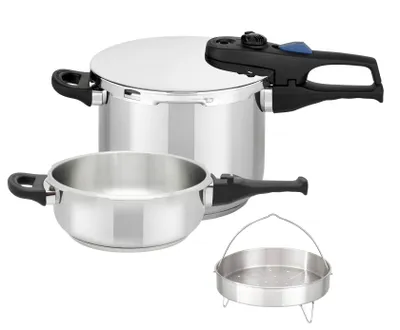 Immagine prodotto di ELO Praktika XL Set di pentole a pressione 5 pezzi, 6+3 l ELO 99285