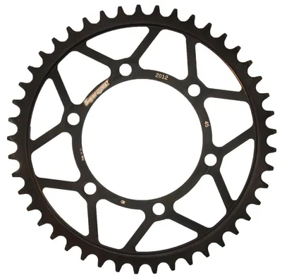 Produktbild von Stahl-Kettenrad Supersprox 525 - 45Z (schwarz) RFE-2012:45-BLK|ID 106,0 LK 125,0 6-Loch