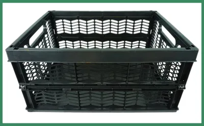 Productafbeelding van Novaliv inklapbare opbergboxen, stabiel | 6 stuks van 30 liter, zwart. Zwarte manden, boodschappendoos | Set inklapbare dozen, draagbox, opbergoplossing, boodschappenmanden, manden, opbergruimte, keuken