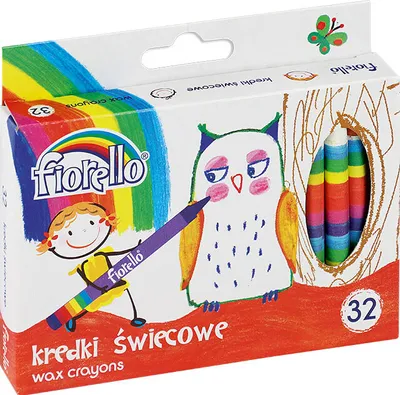 Zdjęcie produktu dla Kredki Świecowe 32 Kolory Fiorello
