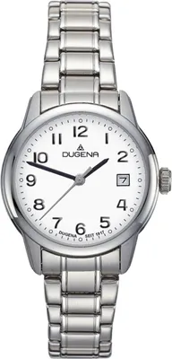 Produktbild von Dugena 4460717 Damen-Armbanduhr, Edelstahl-Gehäuse, Metall-Armband