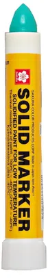 Produktbild von Sakura Solid Marker, Grün, Grün, Gelb, -40 - 100 °C, Beton, Glas, Eisen, Leder, Papier, Gummi, 132 mm, 1 Stück(e)