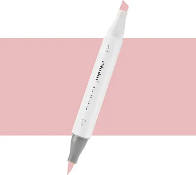 Obrázok produktu pre OHUHU obojstranný alkoholový popisovač Brush & Chisel, R090 Light Tea Rose