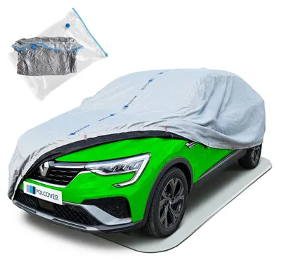 Produktbild von POLCOVER Autoabdeckung Wasserdicht Abdeckplane Auto Atmungsaktiv Sonne, Staub, Hagelschutz, UV-Schutz M (441-465 cm) 7 mm Sportback - Autoplane Autohülle Winter & Sommer