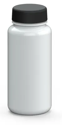 Immagine prodotto di Borraccia "Refresh" da 400 ml - Bottiglia in Tritan senza BPA, ideale per bambini e adulti, con tappo a prova di perdite - bianca/nera