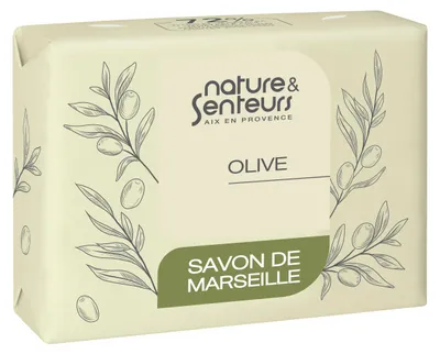 Image de Savon de Marseille Olive 100 g Nature & Senteurs Savon Parfumé