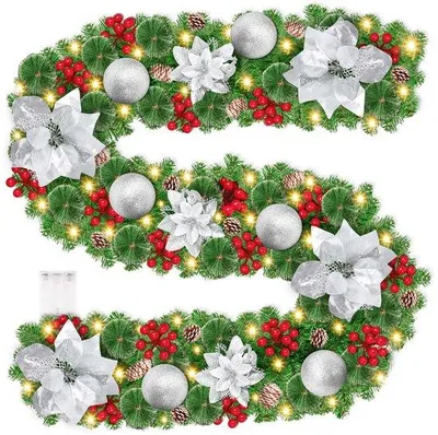 Produktbild von LED-Kerstguirlande mit Sfeervolle Ausleuchtung für Innen- und Außenbereich