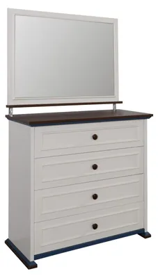 Produktbild von Kommode mit Spiegel Schubladen Holz Kommoden Jugendzimmer Sideboard