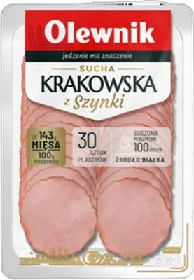 Zdjęcie produktu dla Sucha krakowska z szynki 80g Olewnik