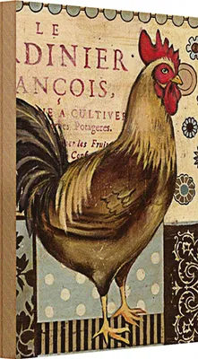Produktbild von Holzschild Spruch 20x30cm Nostalgie Huhn Vintage Antik