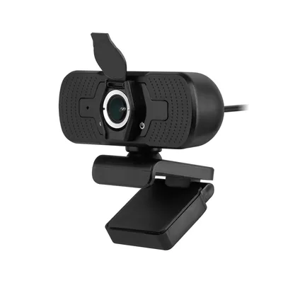 Produktbild von Rebel Full HD 1080p Webcam mit Mikrofon für Online-Unterricht, Videoanrufe und Meetings