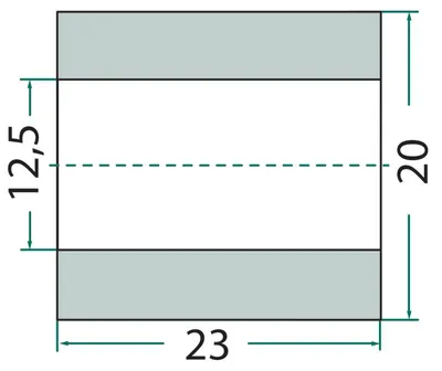 Obrázek produktu pro Pouzdro 18063-PER-61 12,5 x 20 x 23 mm 13701