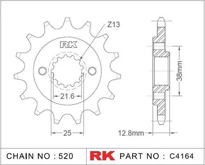 Obrázek produktu pro RK Ritzel 520 15Z Standard