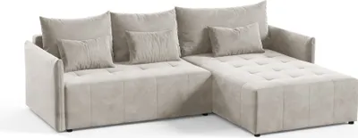 Produktbild von KEF  Ecksofa Ben – L-Form – 260x80x180 cm – Liegefläche 140x244 cm – Universell Rechts- oder Linksseitig – Mit Klappautomatik - Paros 02