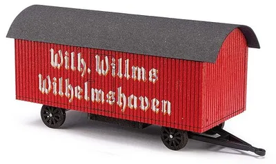 Produktbild von Busch 59964 - 1/87 Möbelanhänger - Rot - Neu