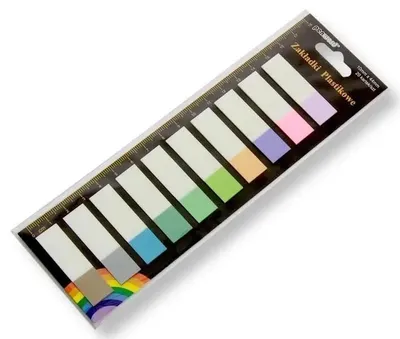 Produktbild von Registermarken 12 x 44 mm, 10 x 20 Stück, aus Kunststoff – Penword