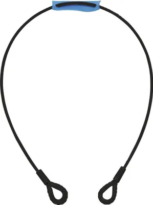 Obrázek produktu pro Ocelové lanko EUROLITE 1000x6mm černé s náprstkem