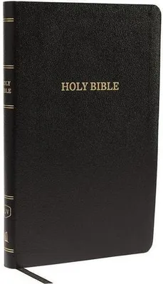 Obrázok produktu pre KJV, Thinline Reference Bible, Bonded Leather, Black, Red Letter Edition