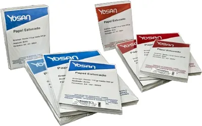 Zdjęcie produktu dla Papier powlekany Yosan White SRA3 125 arkuszy