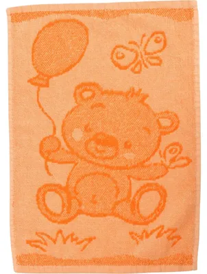 Immagine prodotto di Asciugamano per bambini Orso arancione 30x50 cm