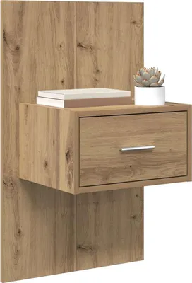 Obrázok produktu pre vidaXL Nočný stolík, 2 ks, dub Artisan, 50 x 32,5 x 80 cm, drevotrieska