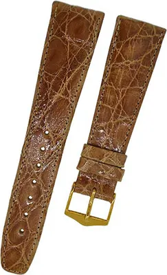 Produktbild von Orig. FORTIS Uhrenarmband LEDER braun Kroko Dornschließe 20mm