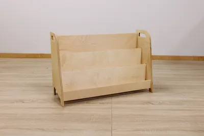 Image de Bibliothèque Montessori en bois 3 étagères