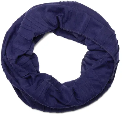Produktbild von styleBREAKER Loop Schal mit Falten Muster, Schlauchschal, Tuch, Uni 01018082