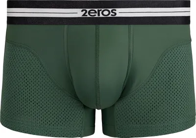 Image de 2EROS - Sous-vêtement Boxeur ajusté Hommes - AKTIV Helios Trunk Hunter Green - 1x Taille XXL