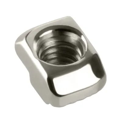 Produktbild von Nutensteine, Hammermutter, Nutmuttern, Nutsteine mit und ohne Federkugel TYP B, TYP I, vernickelt (Nutstein Nut 6, M4, 20 Stück)