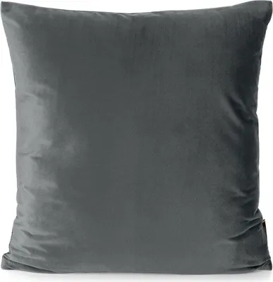 Image de Housse de coussin décorative Coussin de canapé ELORA acier gris clair gris 45x45 acier gris clair gris