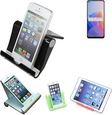Produktbild von K-S-Trade Handy-Ständer kompatibel mit Oppo A96 5G faltbarer Tischständer Smartphone Tablet Halterung Reise
