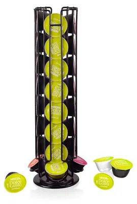 Kapselhalter Dolce Gusto, 32 Kapseln, drehbar, schwarz