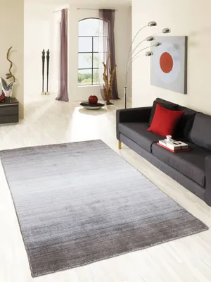 Produktbild von Teppich LINEA | Farbe: Beige-Silber; Größe: 230x300 cm | strapazierfähig und leicht zu reinigen | Wohnzimmer | Schlafzimmer
