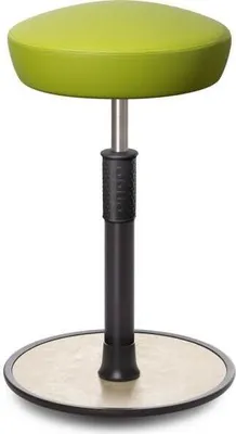 Produktbild von Sitz- Stehhocker Free Tall Hutsitz skai Kunstleder Hellgrün schwarz /creme.