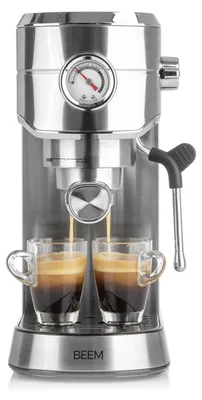 Produktbild von BEEM 02032, Espressomaschine, 1 l, Gemahlener Kaffee, 1450 W, Silber