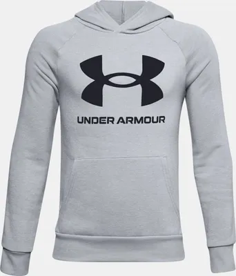 Produktbild von Under Armour Rival Fleece Hoodie-Grau 1357585-011__YXS