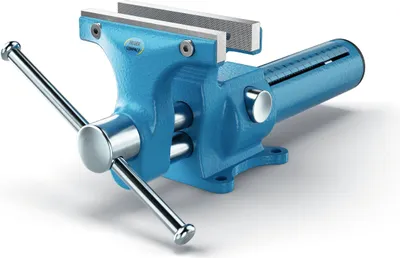 Produktbild von Brockhaus HEUER Compact Schraubstock 118001 Backenbreite 120 mm Spann-Weite max. 125