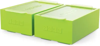 Obrázok produktu pre Forma na kocky ľadu, extra veľká, sada 2 kusov, bez BPA, silikónová - Zoku