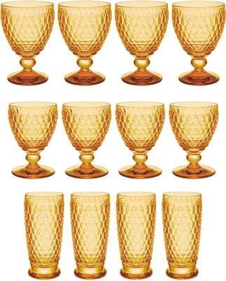 Produktbild von Villeroy & Boch Boston Saffron Wein- & Longdrinkgläser 12er Set