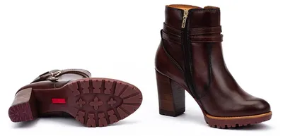 Produktbild von Pikolinos Damen Stiefelette Leder Bootie Blockabsatz Riemen Connelly W7M-8806, Größe:42 EU, Farbe:Mehrfarbig