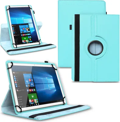 Produktbild von Universal Tablet Tasche 10 10.1 10.3 10.4 10.5 11 Zoll Hülle Schutzhülle DrehbarFarben:Türkis