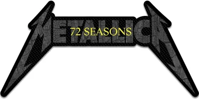 Produktbild von Metallica 72 Seasons Charred Logo Cut Out Aufnäher zum Aufnähen