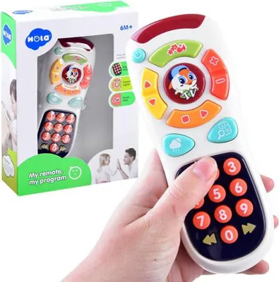 Image de télécommande TV interactive à grosses touches ZA3734