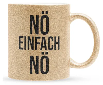 Produktbild von 22Feels Glitzertasse Gold Lustige Büro Humor Wichtelgeschenk Spruch Geschenk Arbeitskollege Kaffeetasse Witzig Männer Frauen Haferl Geburtstag Weihnachten Geschenkidee Bürotasse